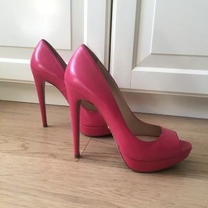 Hot Pink Prada Shoes